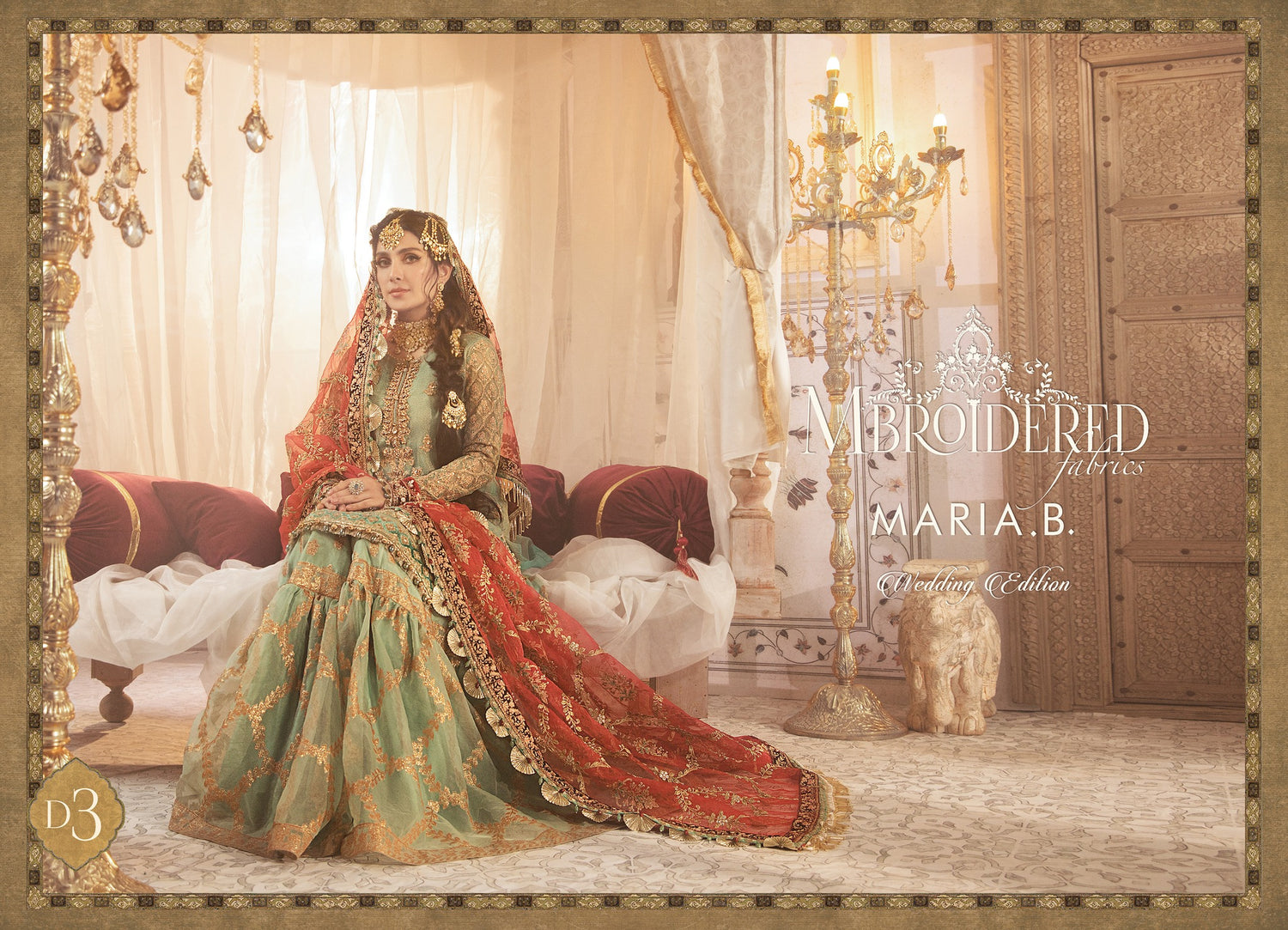 MARIA.B. Mbroidered Unstitched Wedding Edition'21