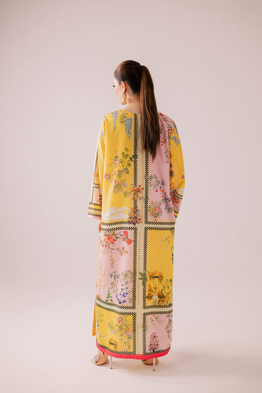 KF34 - Winter Printed Kaftaan