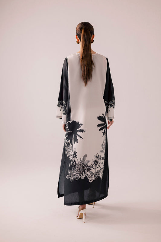 KF36 - Winter Printed Kaftaan