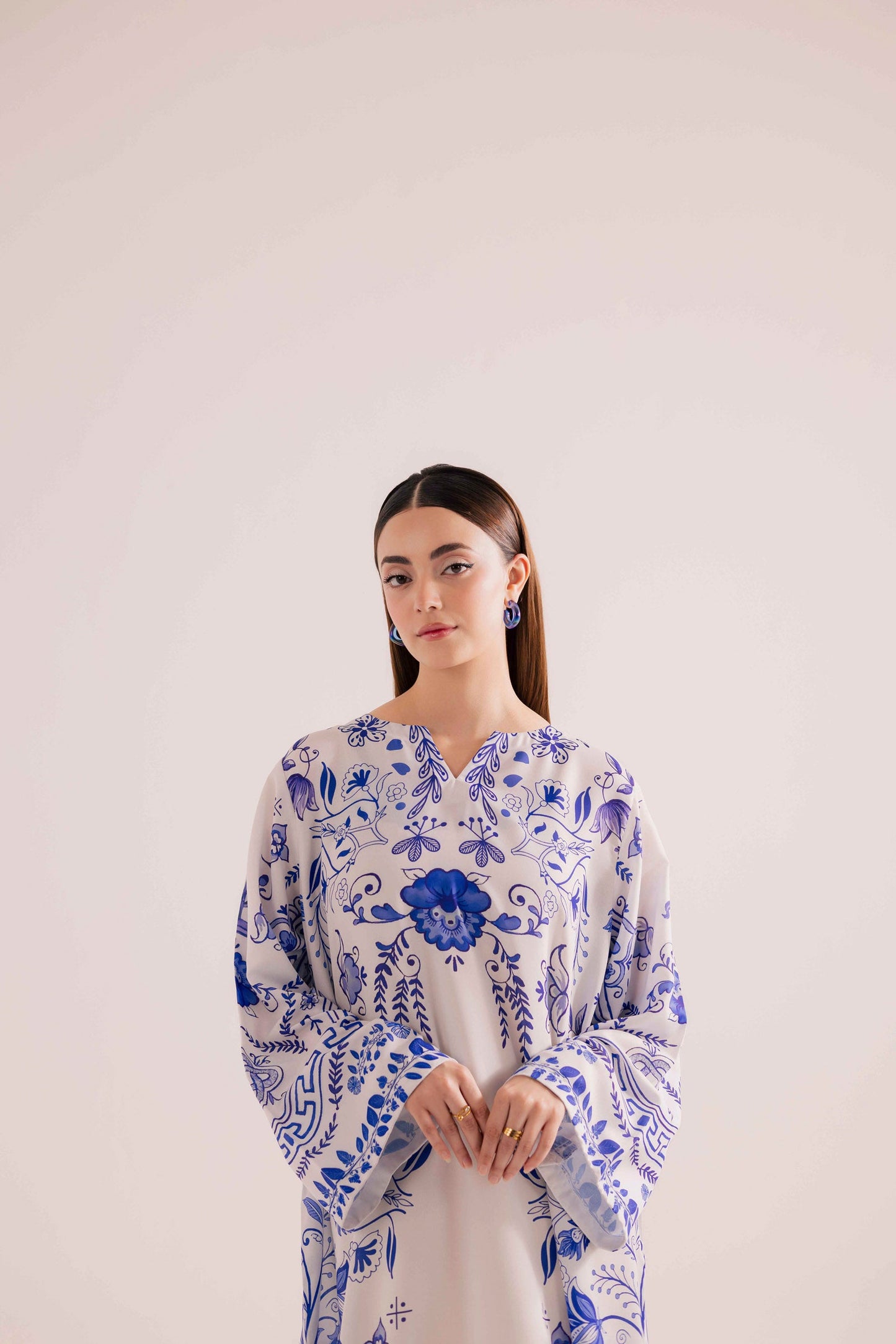 KF15 - Winter Printed Kaftaan