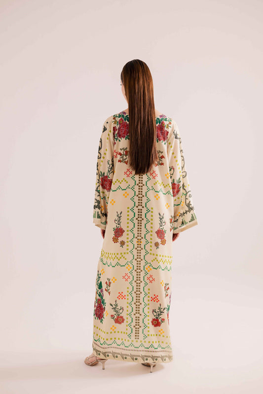 KF21 - Winter Printed Kaftaan