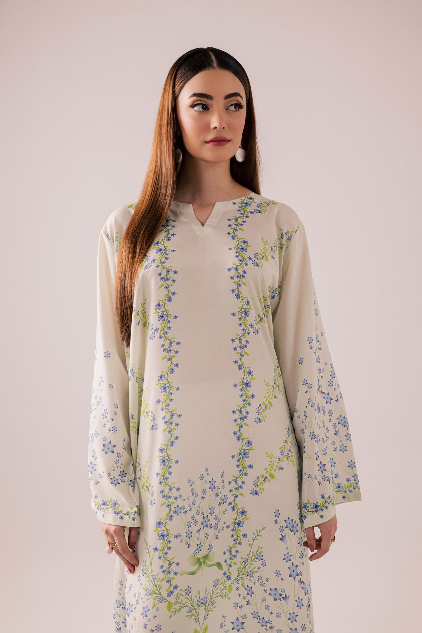 KF45 - Winter Printed Kaftaan