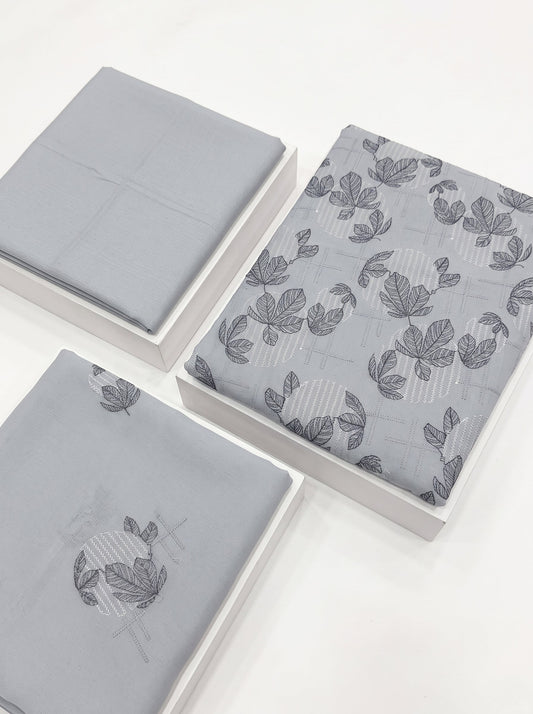 Light Grey Leaf Karandi