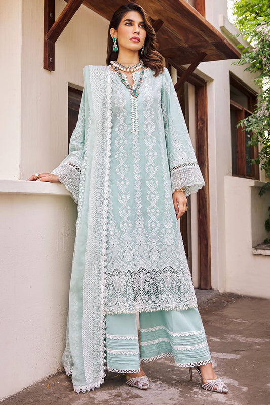 3976-MAHROSH EMBROIDERED LAWN UNSTITCHED
