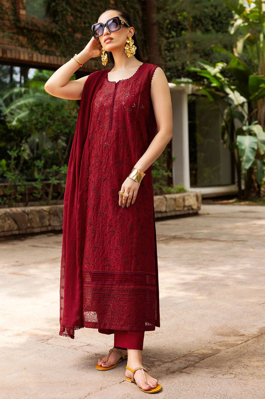 4839-PERWASHA EMBROIDERED LAWN UNSTITCHED