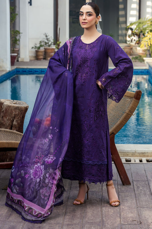 5314-MIREILLE EMBROIDERED LAWN UNSTITCHED