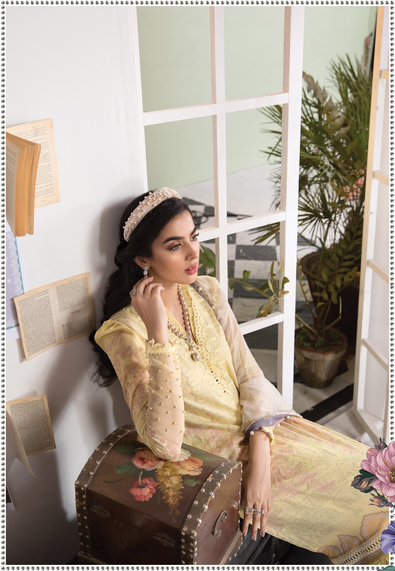 Mprints Unstitched Design 8A - Heer Rang