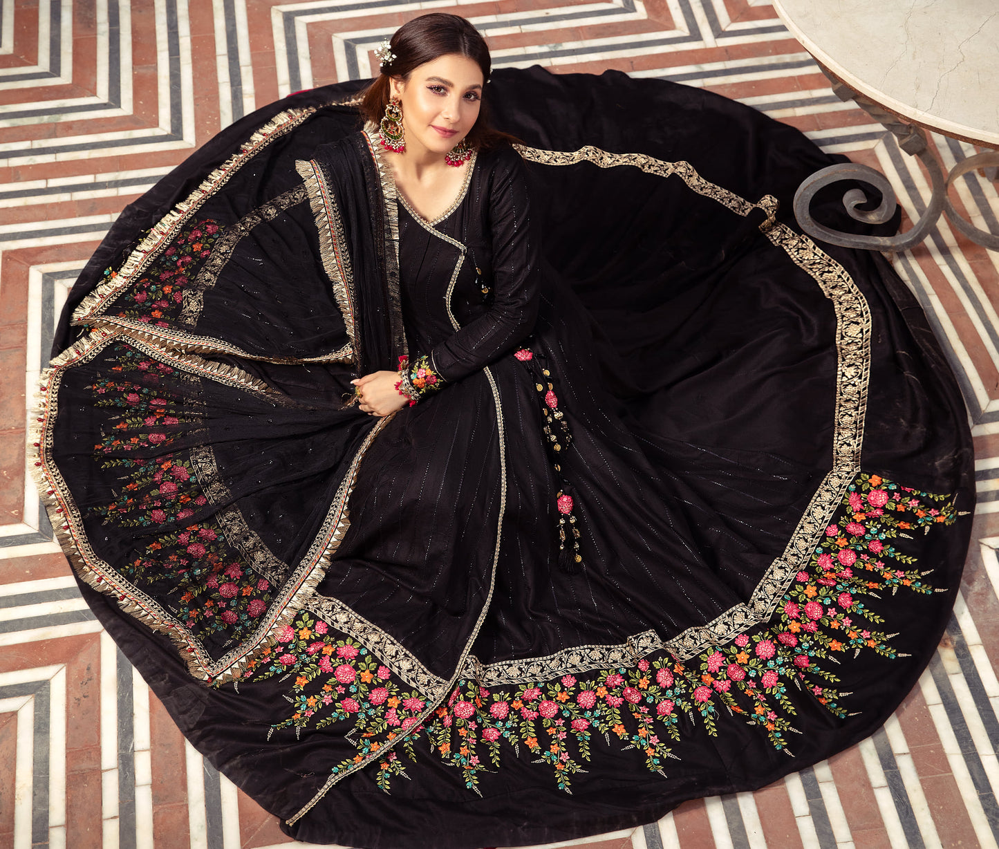 Sateen Unstitched Design # 3 - Heer Rang