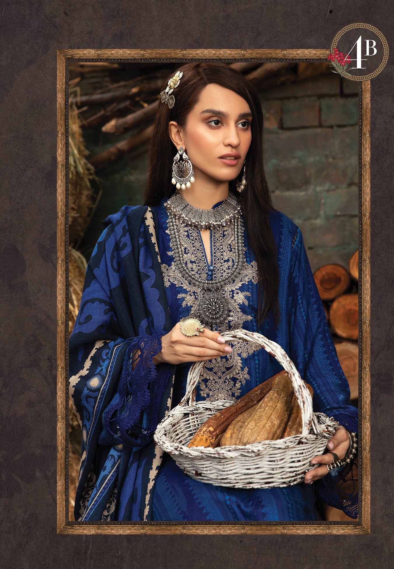 M.Prints MPT-1204-B - Heer Rang