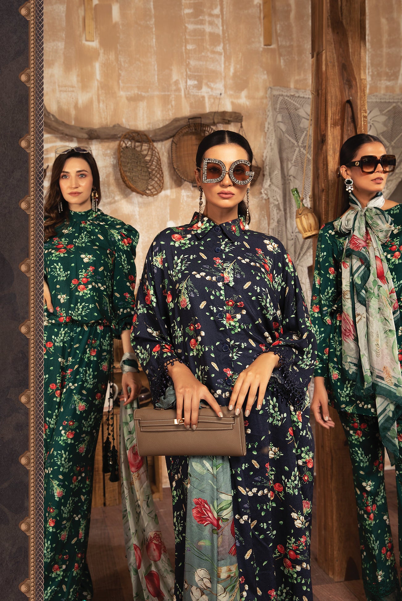 M.Prints MPT-1210-B - Heer Rang