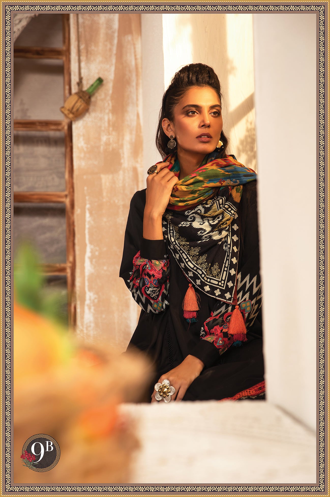 M.Prints MPT-1209-B - Heer Rang