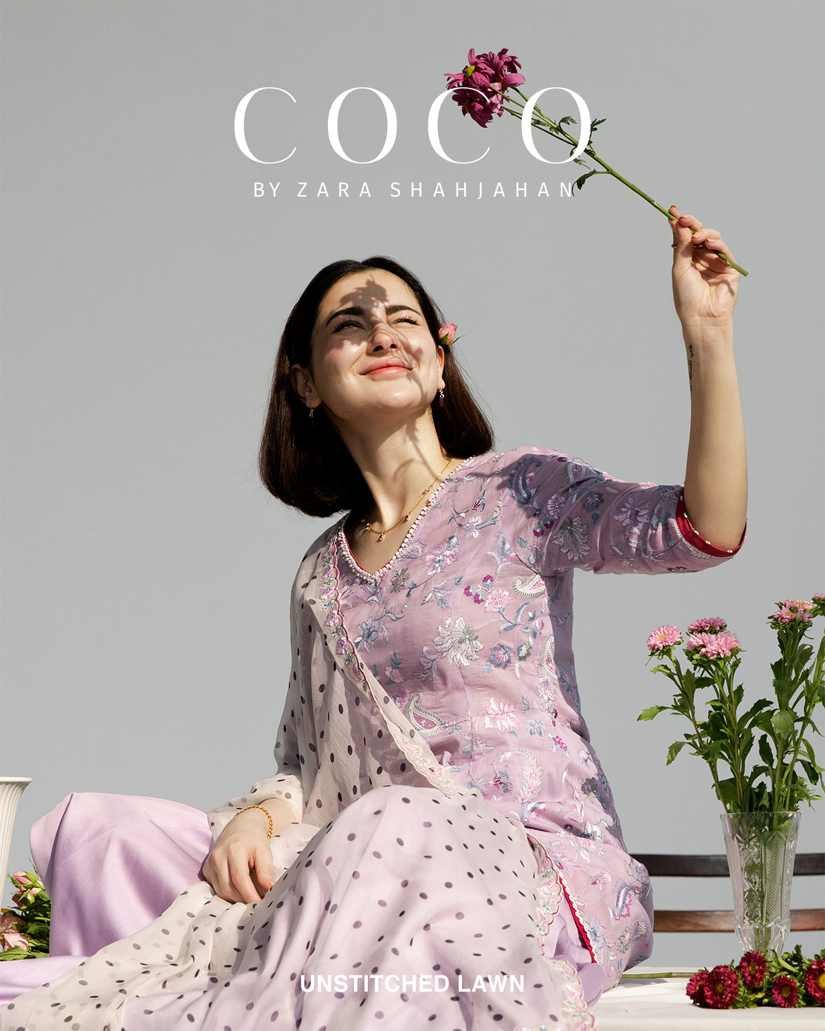 Coco by Zara Shahjahan- Unstitched Lawn Collection'23