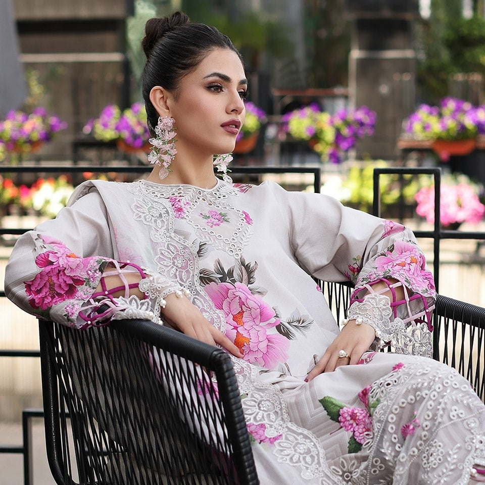 Rang-e-Bahar | Unstitched Embroidered Lawn by CHARIZMA