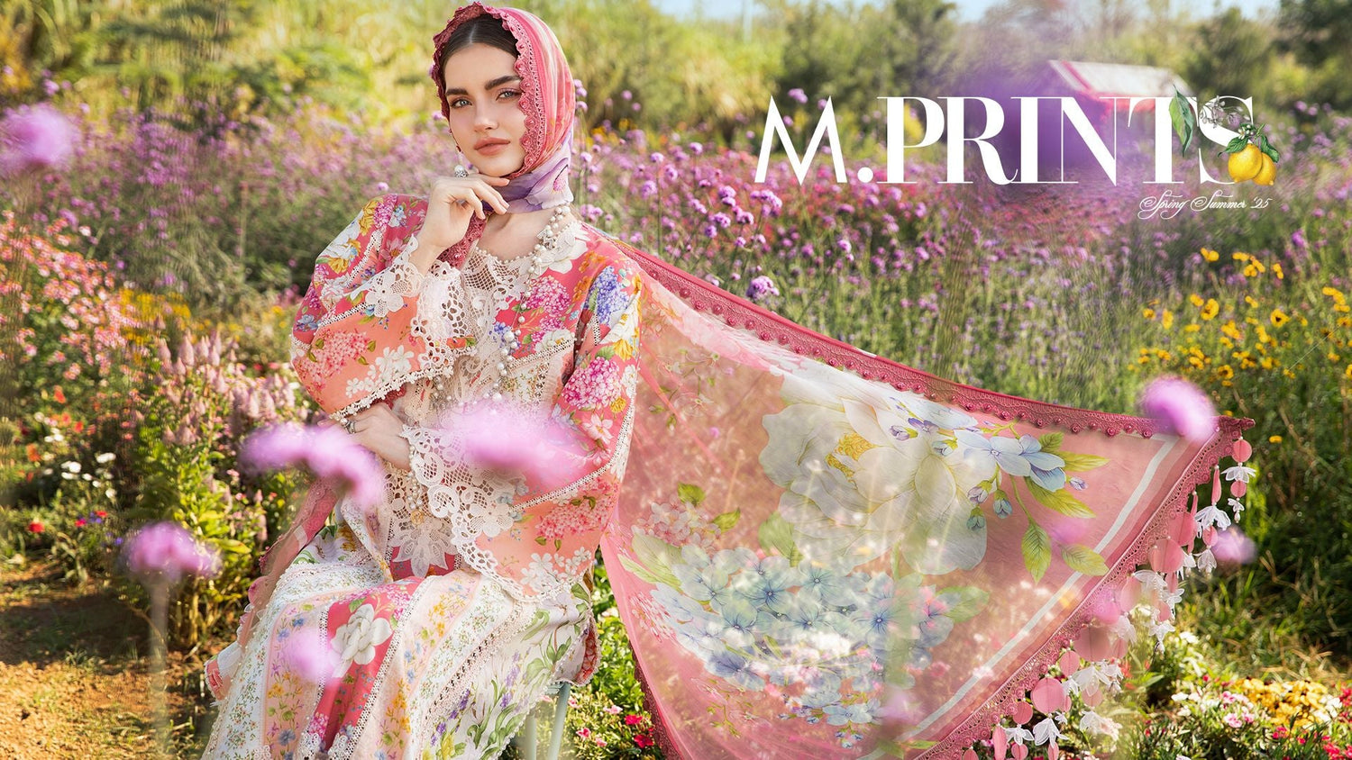 MARIA B MPRINTS LAWN- 2025