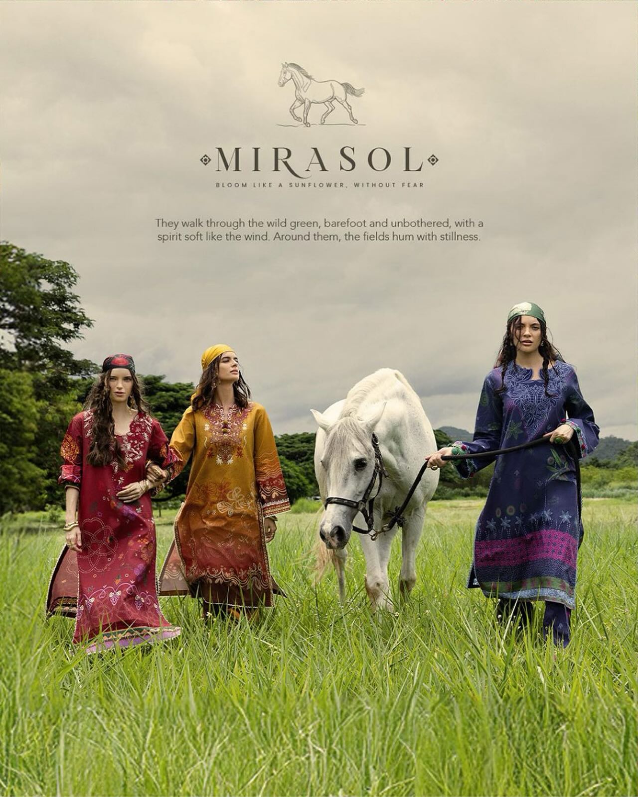 MIRASOL BY MUSHQ- UNSTITCHEDE CAMBRIC EDITION'25