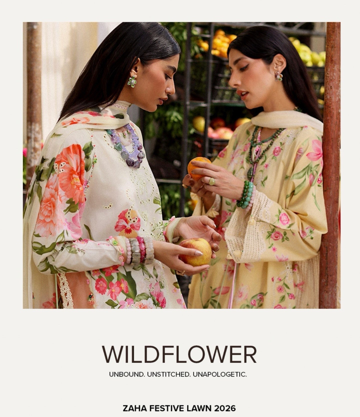 Zaha- WIld Flower- Festive Lawn'26