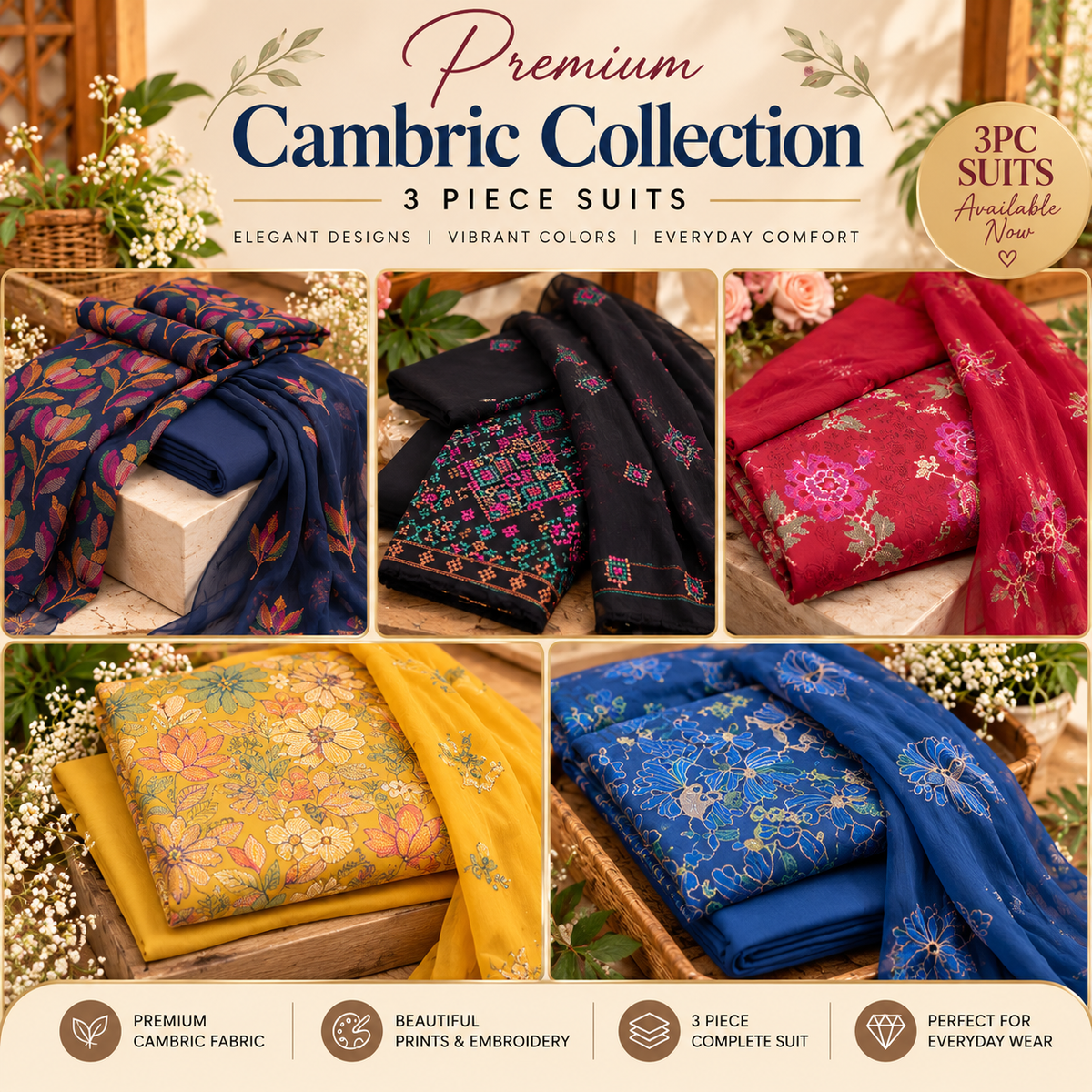 Karandi Embroidered Collection'26