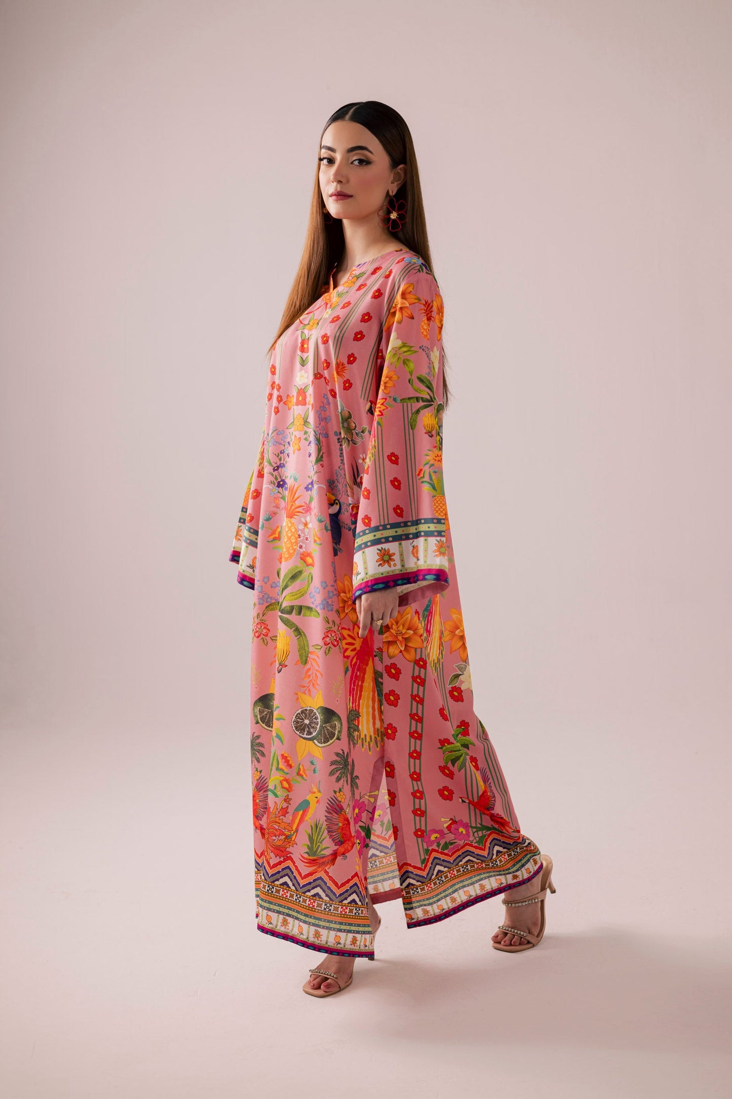 KF31 - Winter Printed Kaftaan