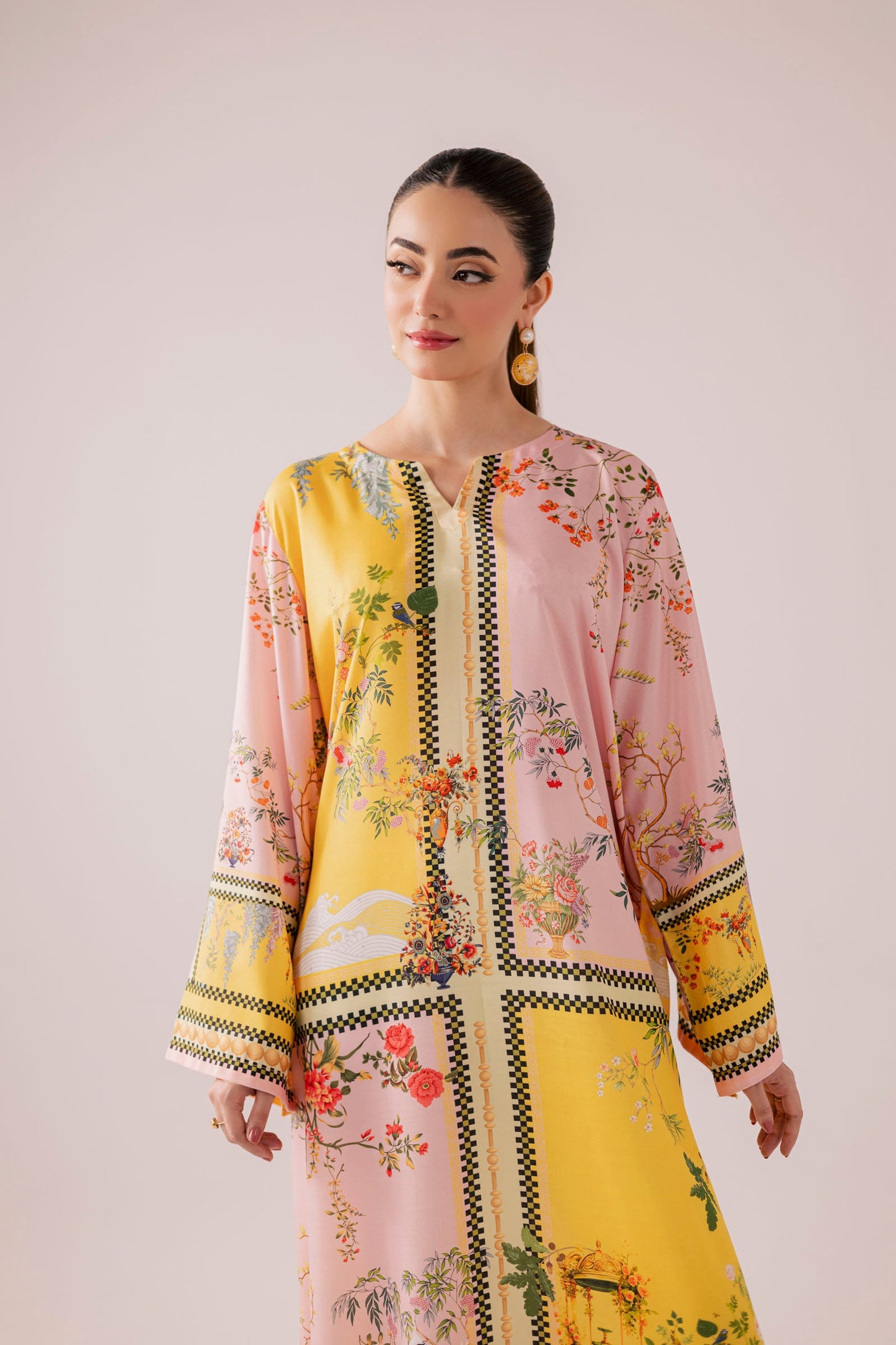 KF34 - Winter Printed Kaftaan