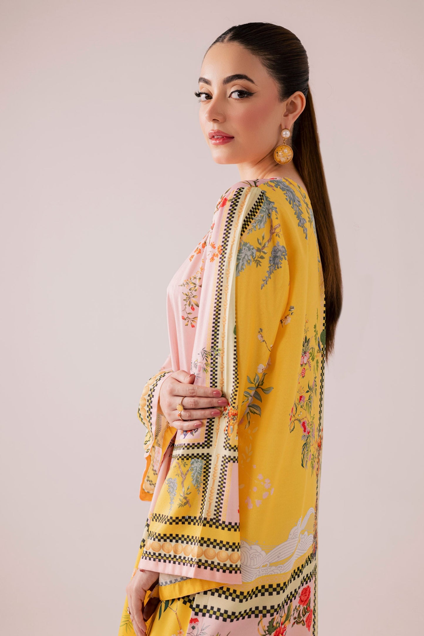 KF34 - Winter Printed Kaftaan