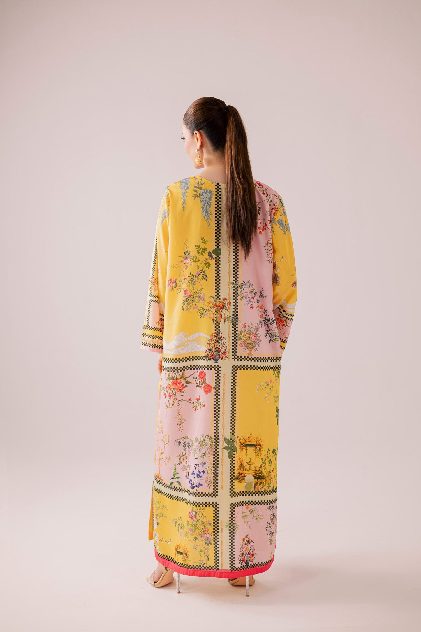 KF34 - Winter Printed Kaftaan