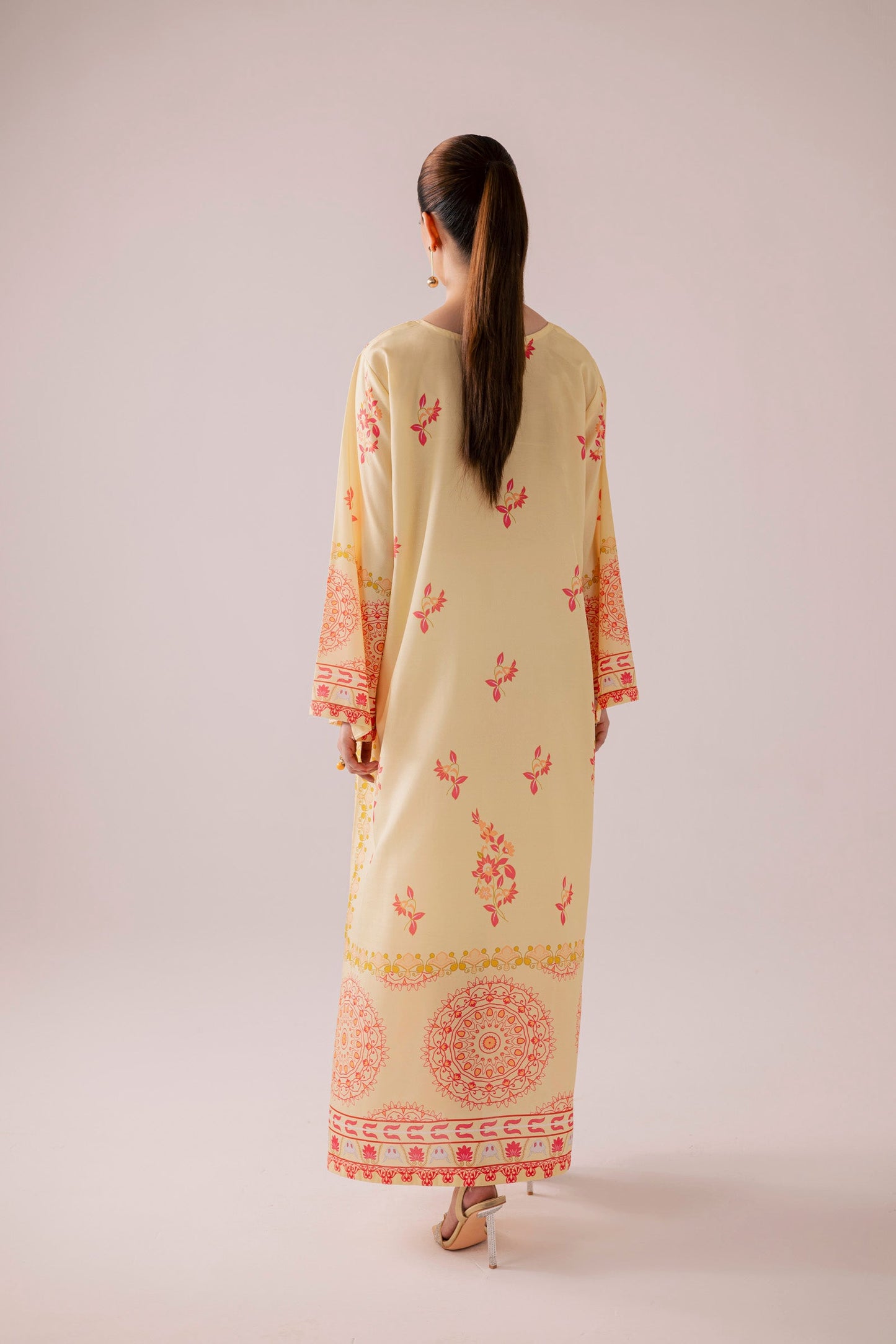 KF35 - Winter Printed Kaftaan