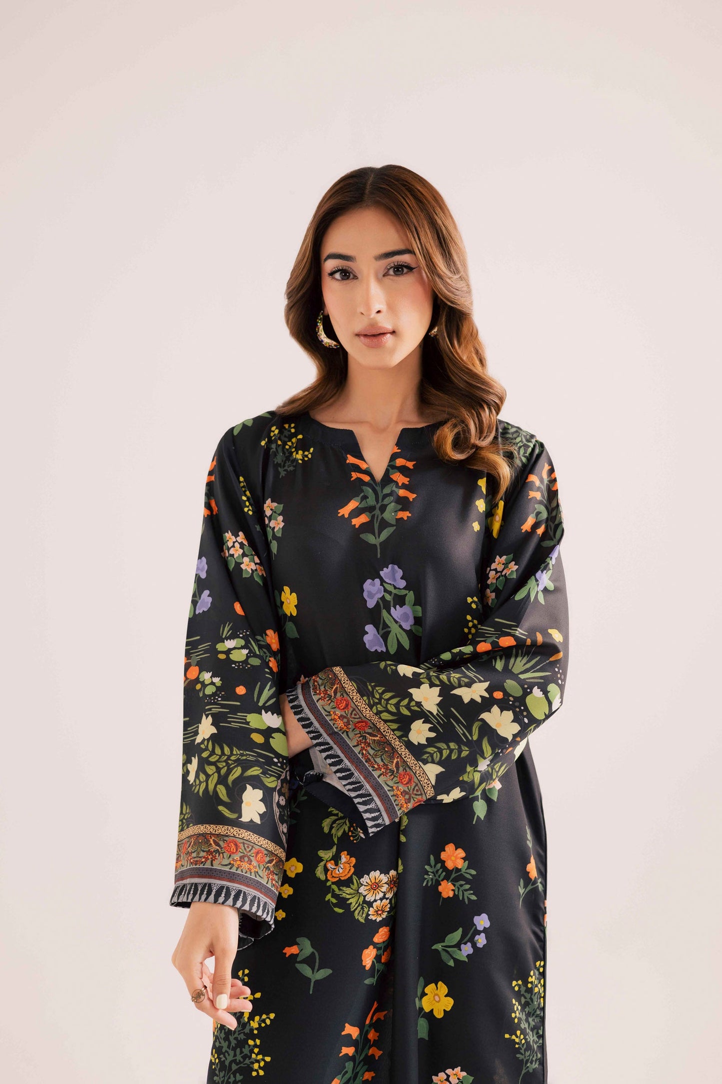 KF01 - Winter Printed Kaftaan