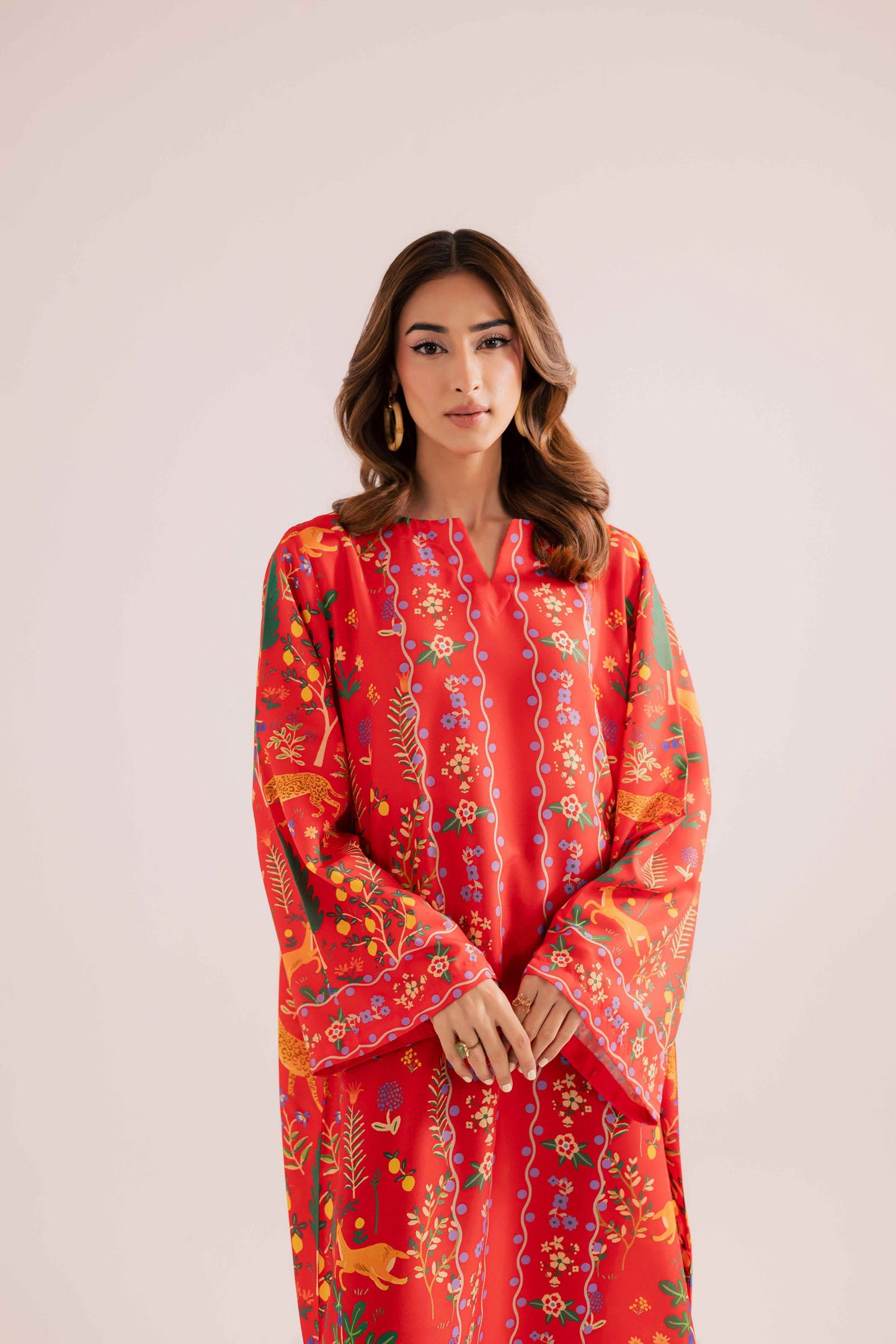 KF03 - Winter Printed Kaftaan