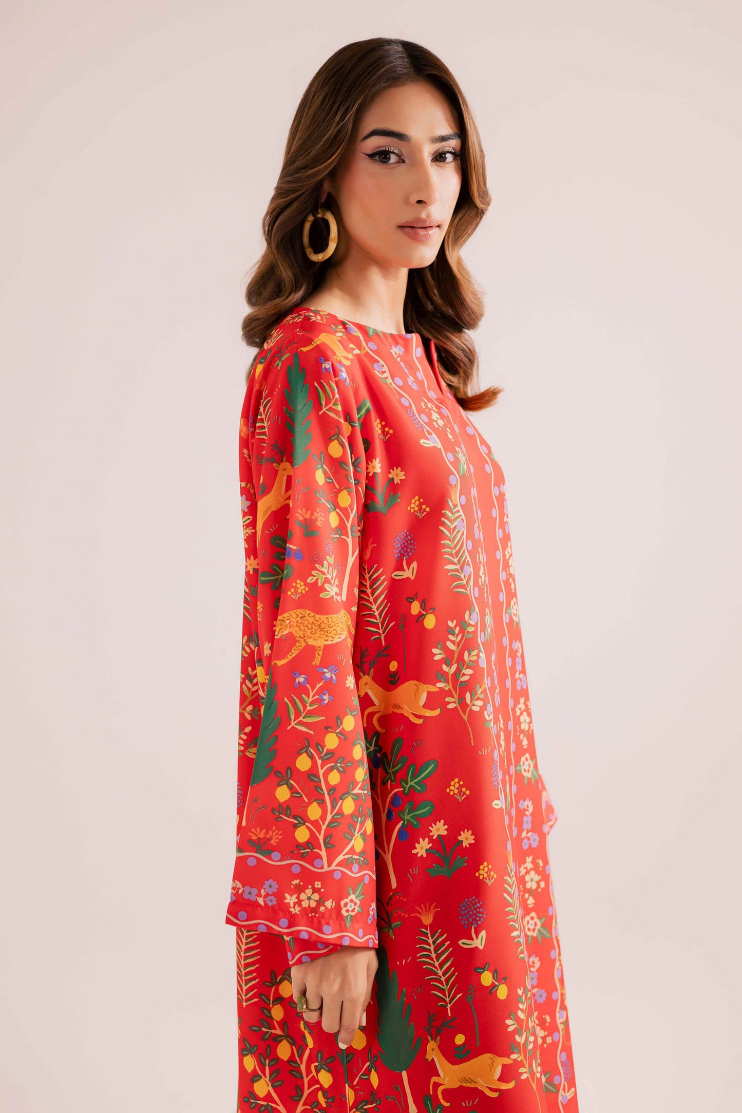 KF03 - Winter Printed Kaftaan