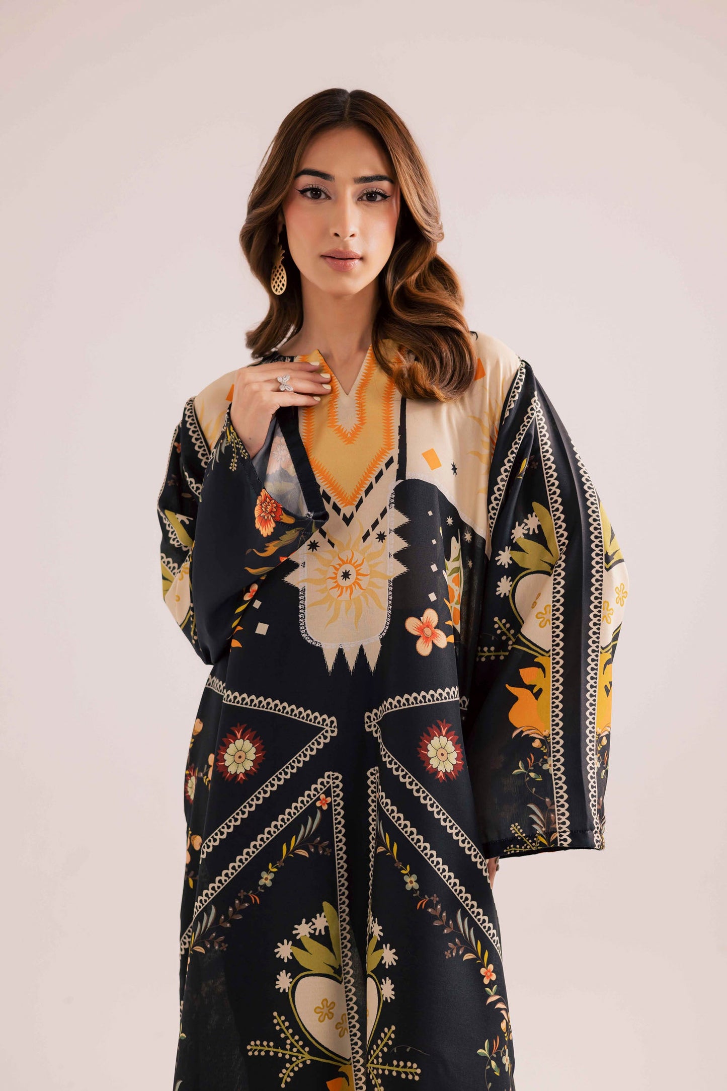 KF05 - Winter Printed Kaftaan