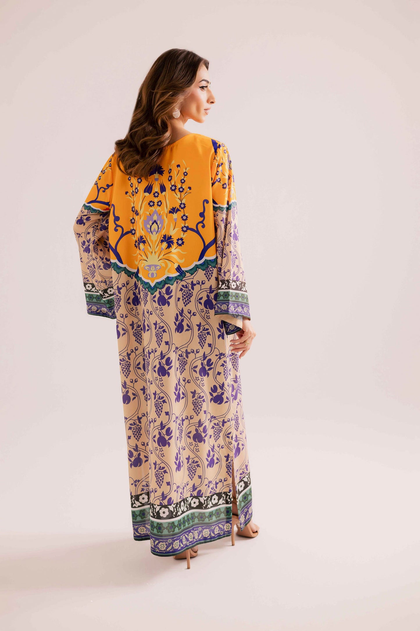 KF06 - Winter Printed Kaftaan