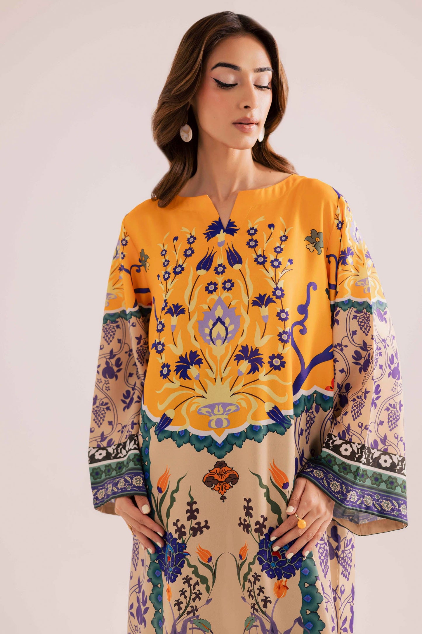 KF06 - Winter Printed Kaftaan