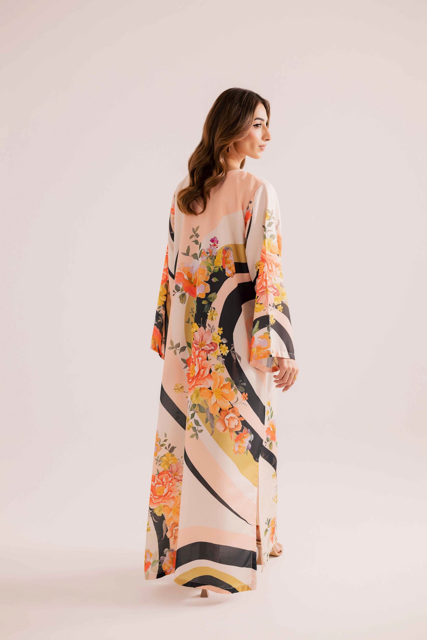 KF07 - Winter Printed Kaftaan