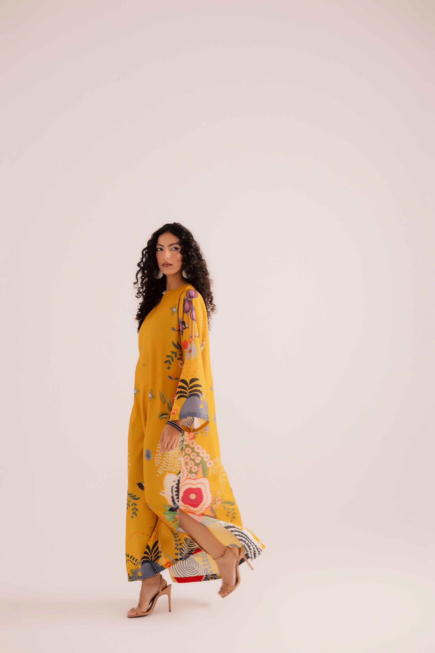 KF10 - Winter Printed Kaftaan