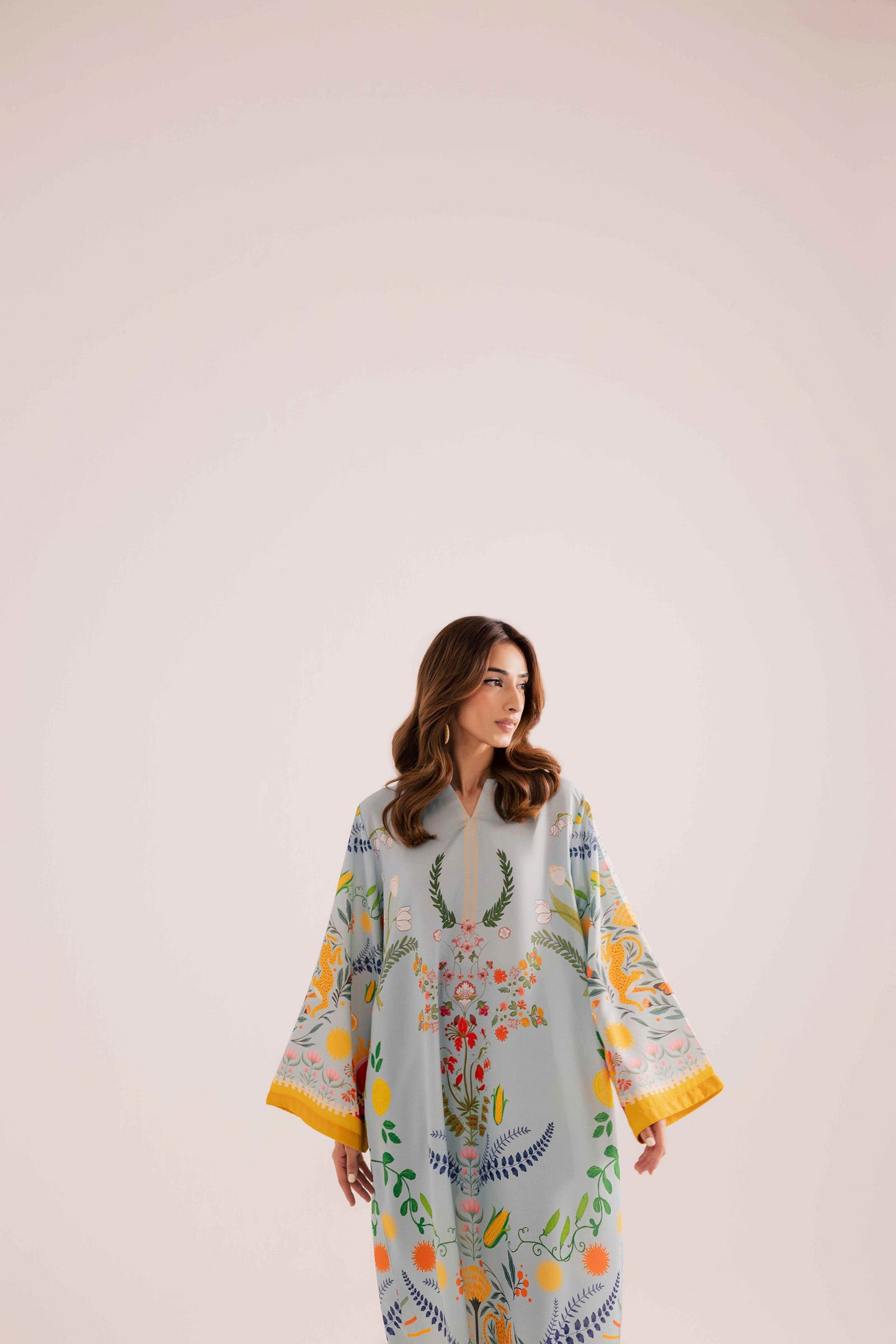 KF11 - Winter Printed Kaftaan