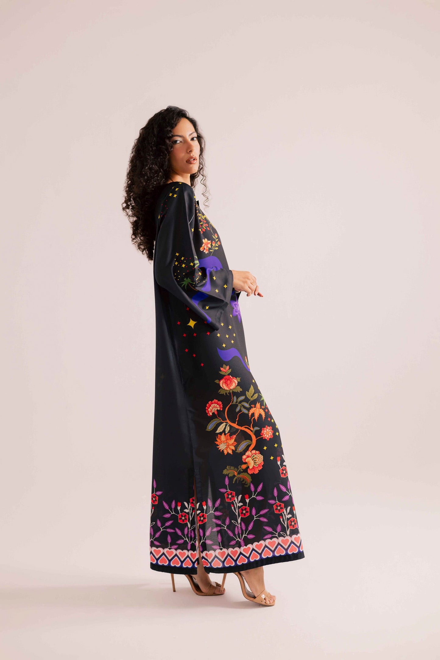 KF13 - Winter Printed Kaftaan