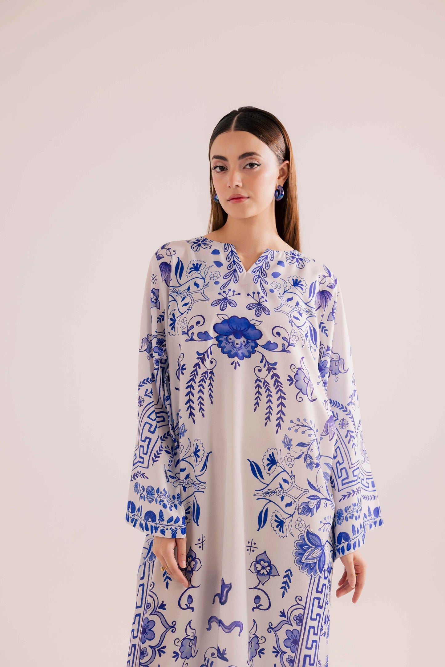 KF15 - Winter Printed Kaftaan