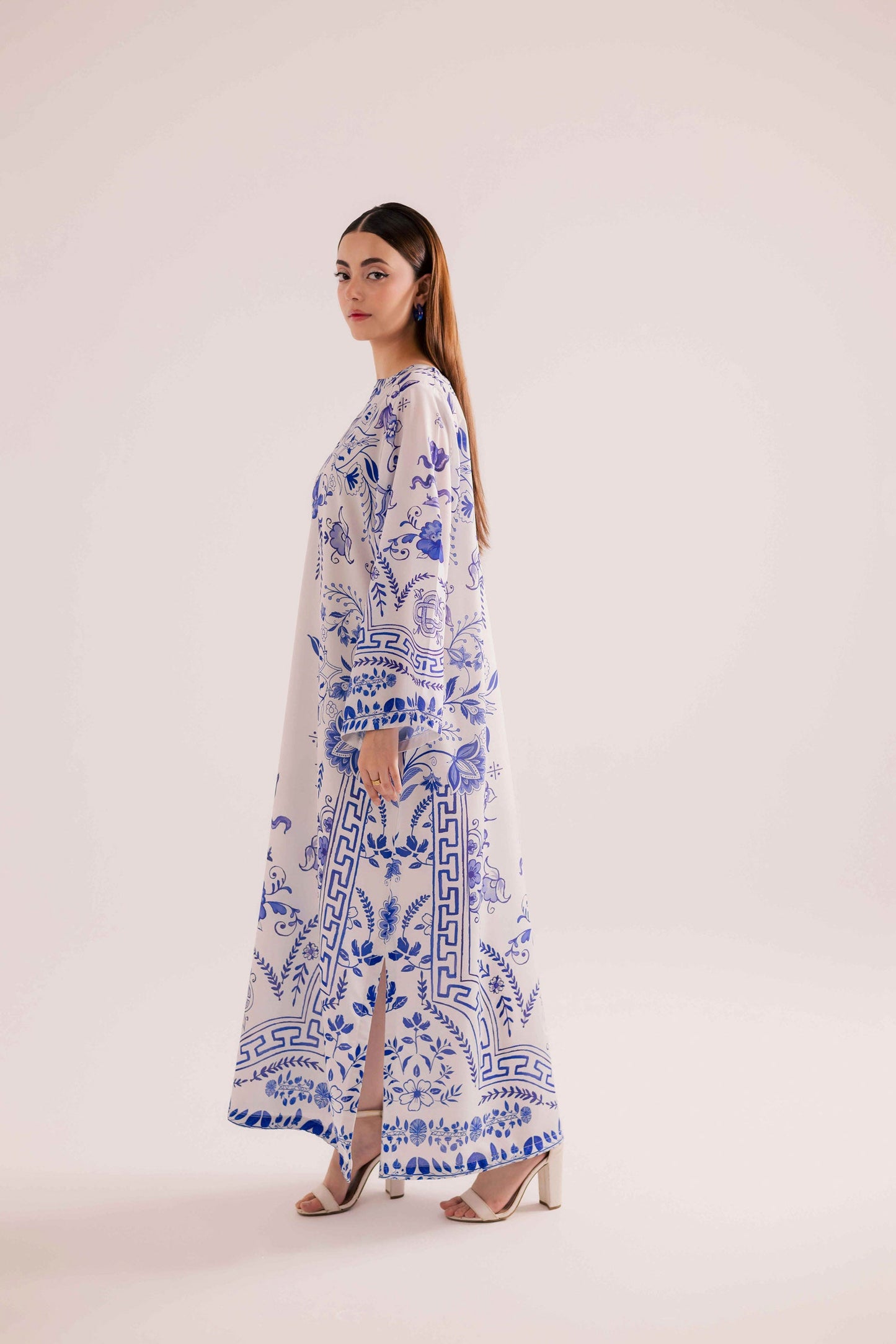 KF15 - Winter Printed Kaftaan