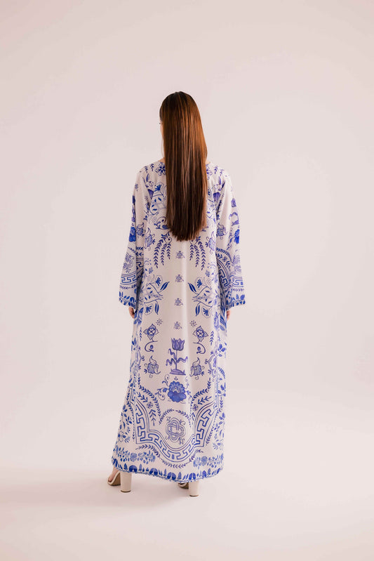 KF15 - Winter Printed Kaftaan