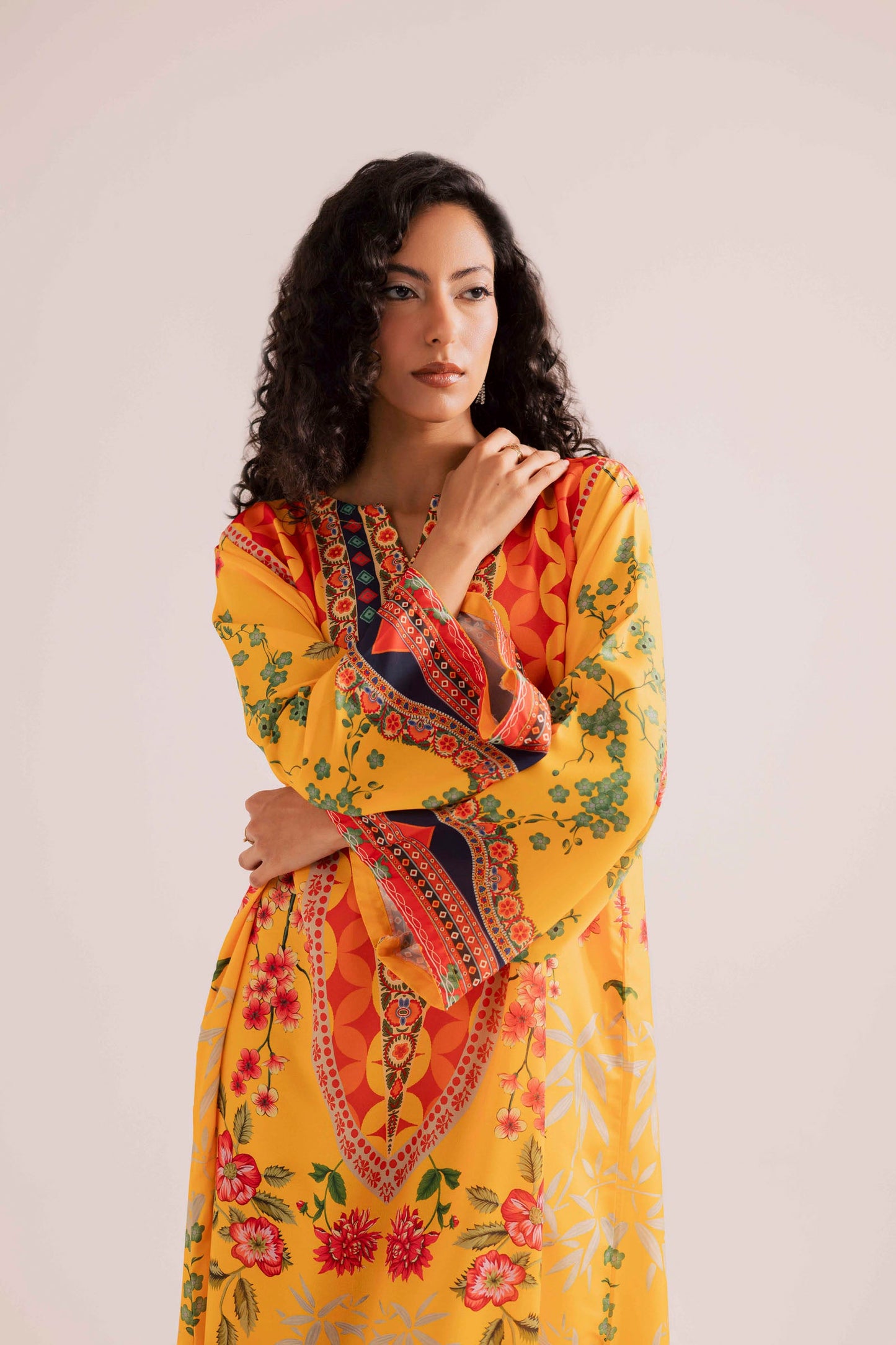 KF16 - Winter Printed Kaftaan