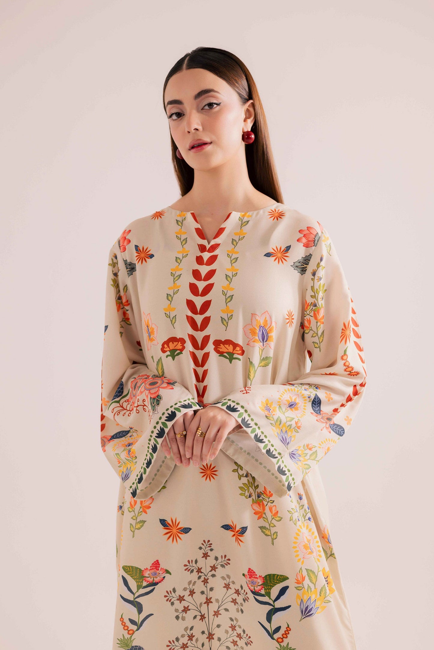 KF17 - Winter Printed Kaftaan