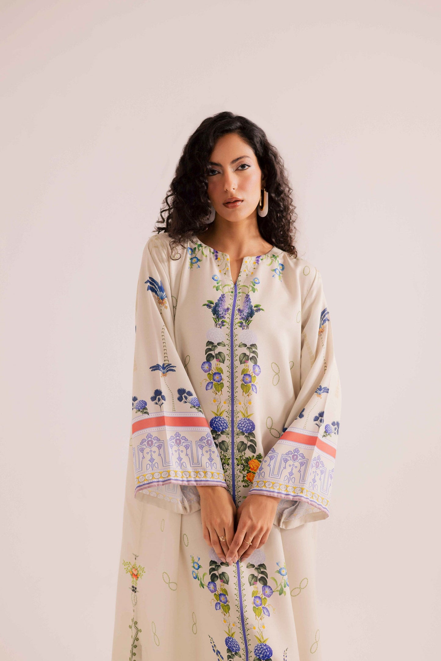 KF18 - Winter Printed Kaftaan