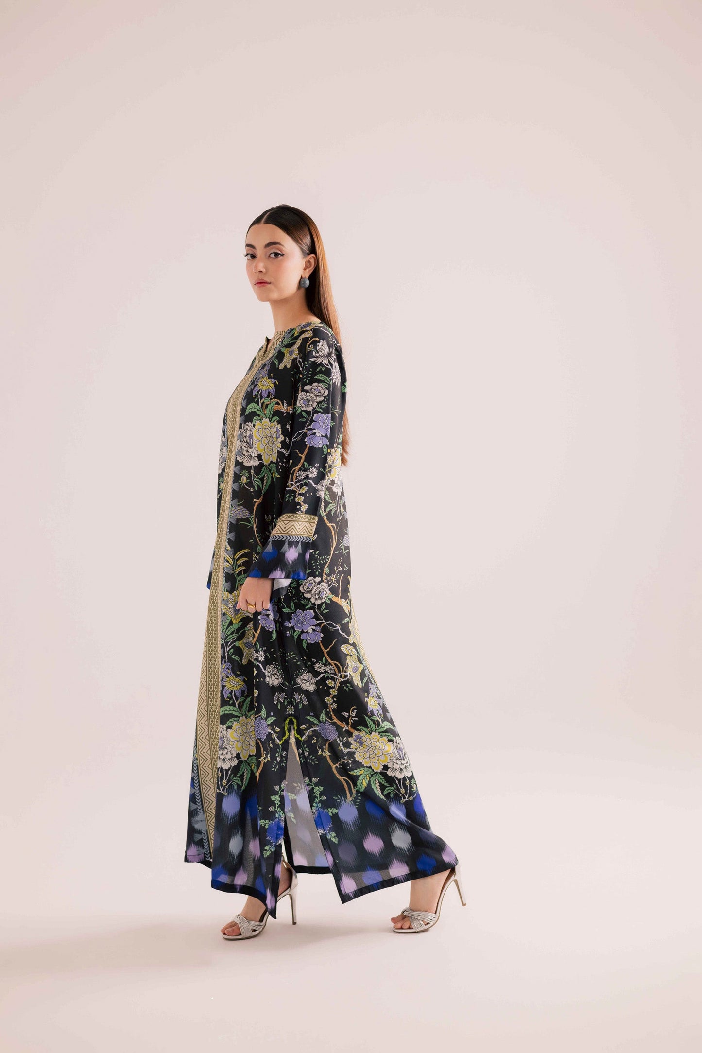 KF19 - Winter Printed Kaftaan