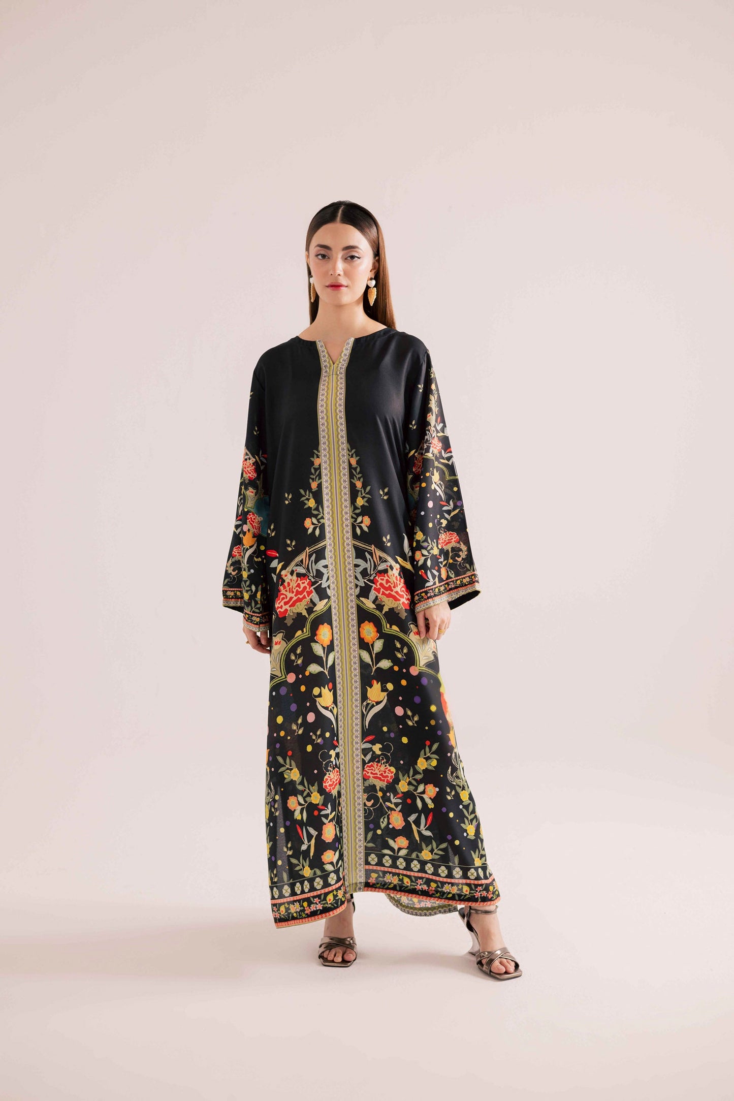 KF23 - Winter Printed Kaftaan