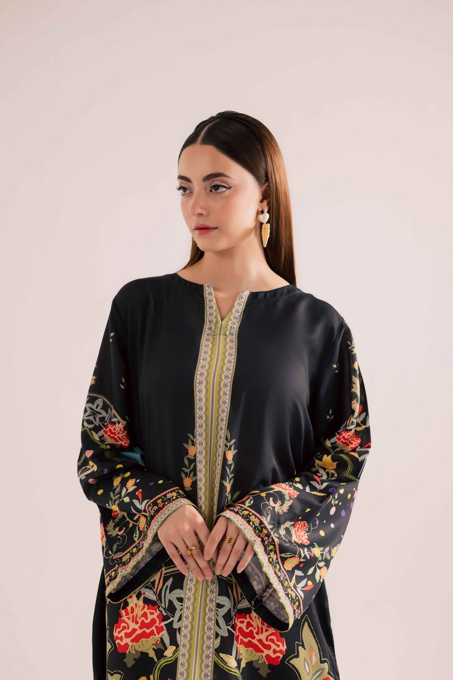 KF23 - Winter Printed Kaftaan