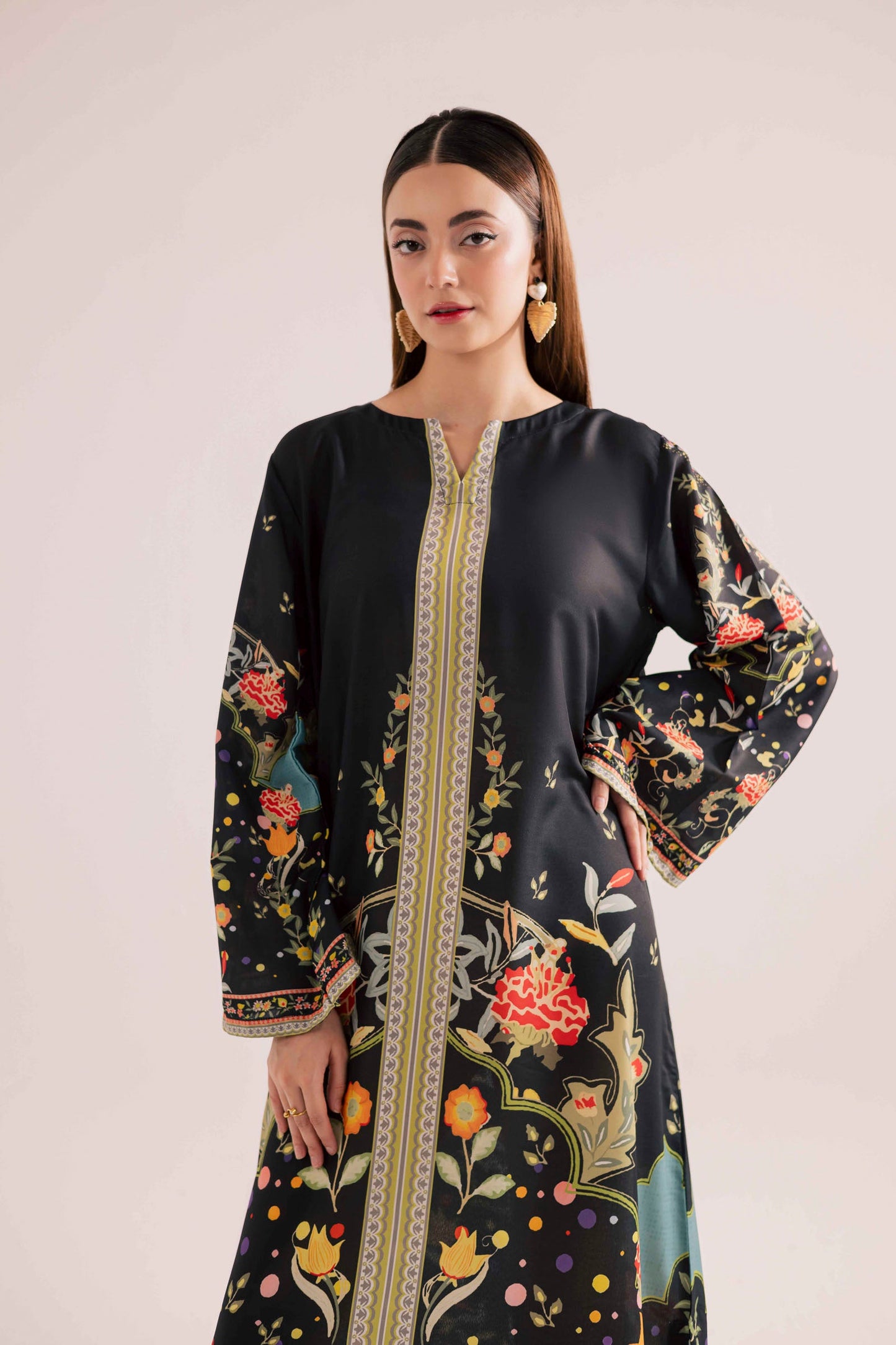 KF23 - Winter Printed Kaftaan