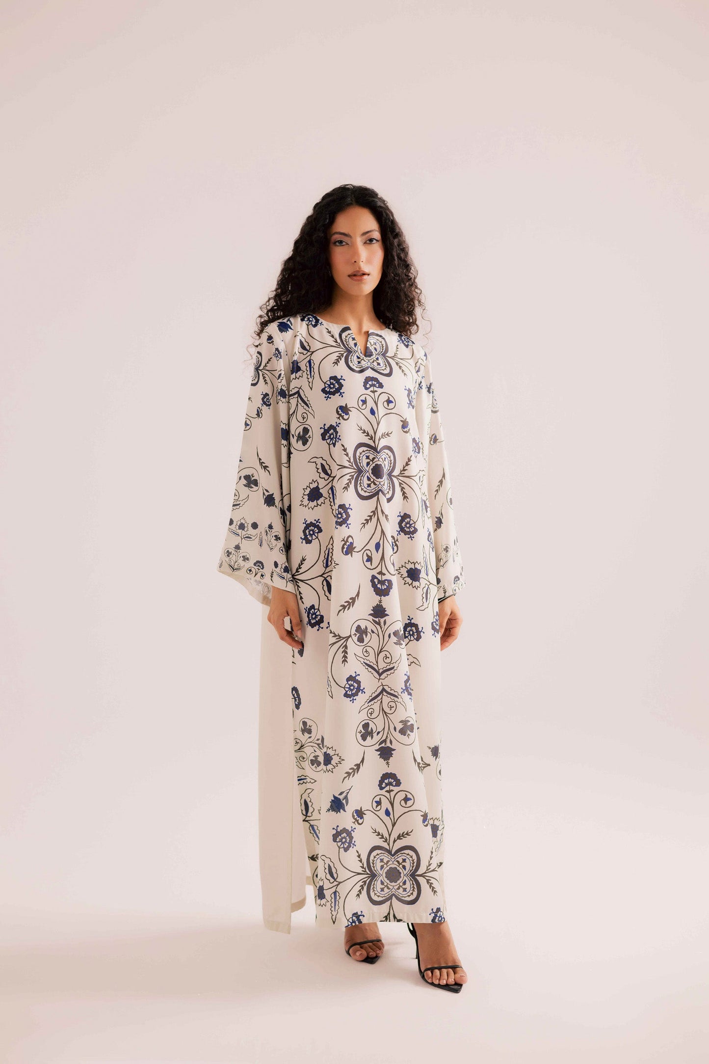 KF26 - Winter Printed Kaftaan