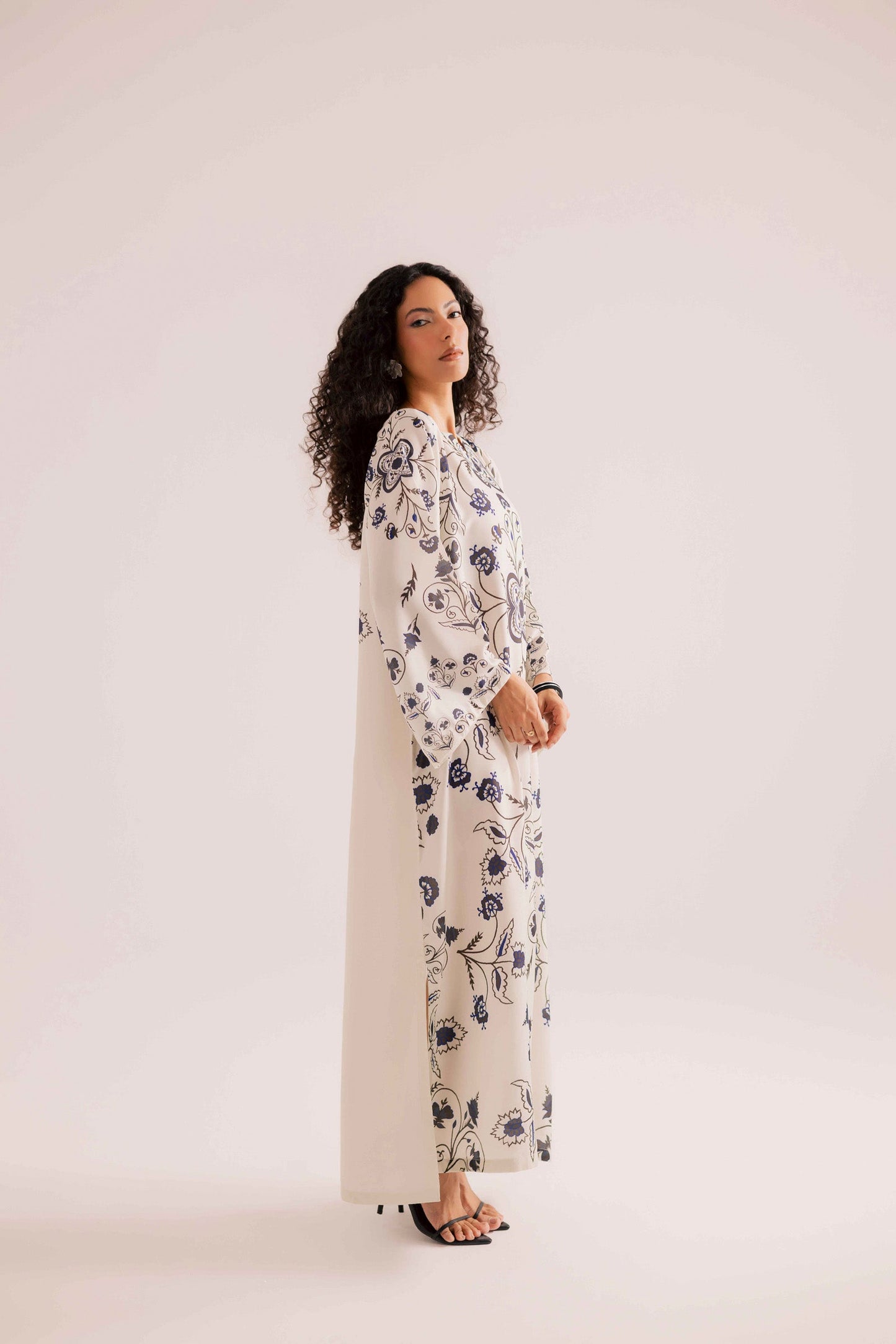 KF26 - Winter Printed Kaftaan