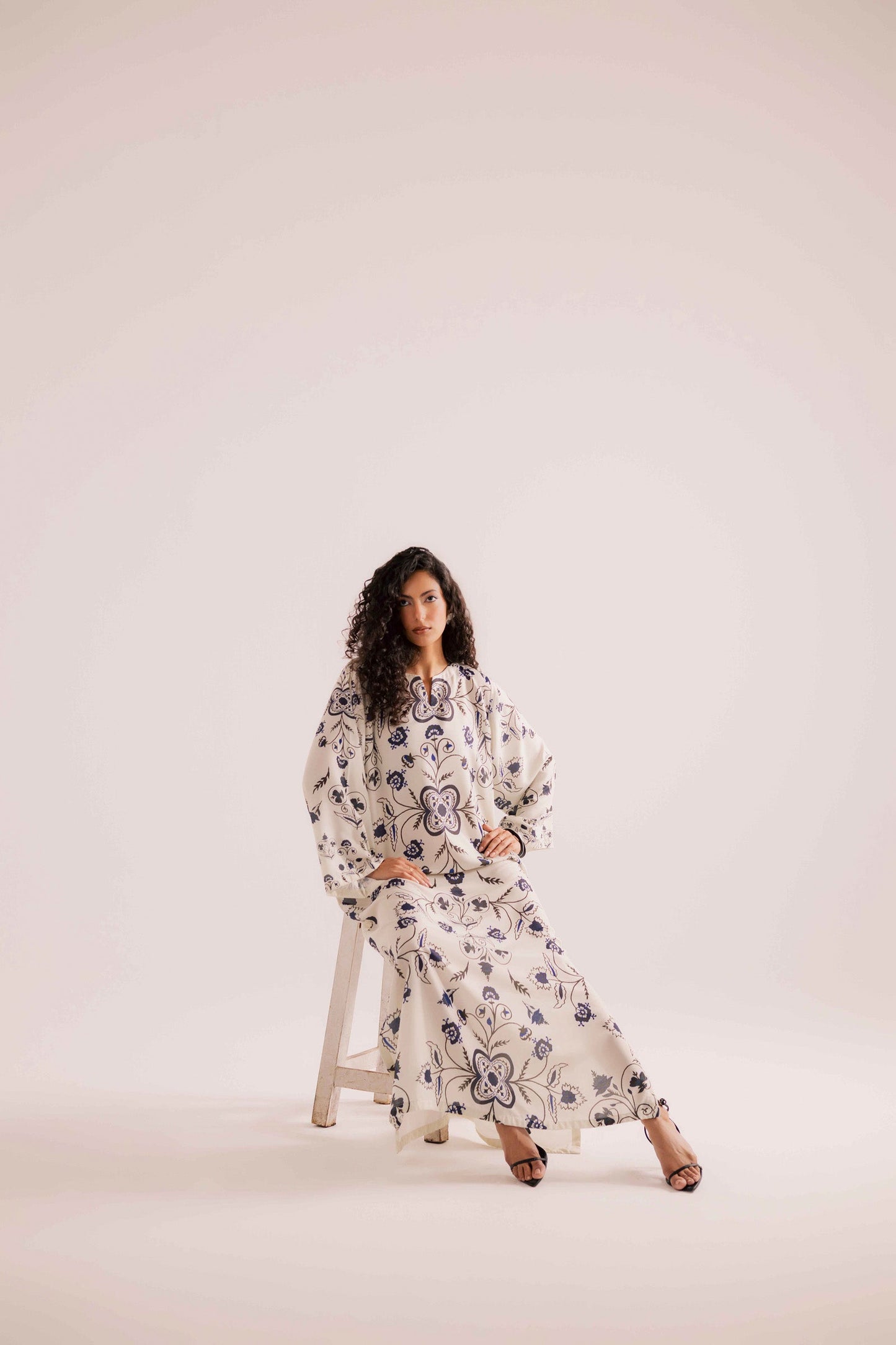 KF26 - Winter Printed Kaftaan