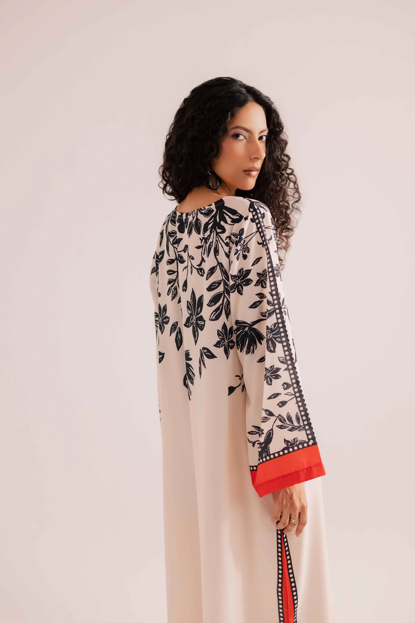 KF27 - Winter Printed Kaftaan